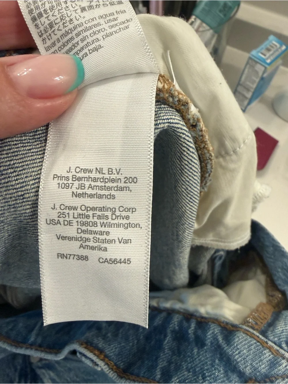Madewell Light Blue Super Wide-Leg Jeans - Picture 6 of 6